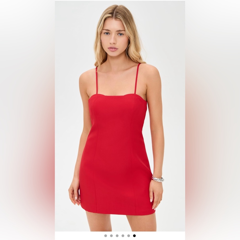 Annabel Mini Dress in Red